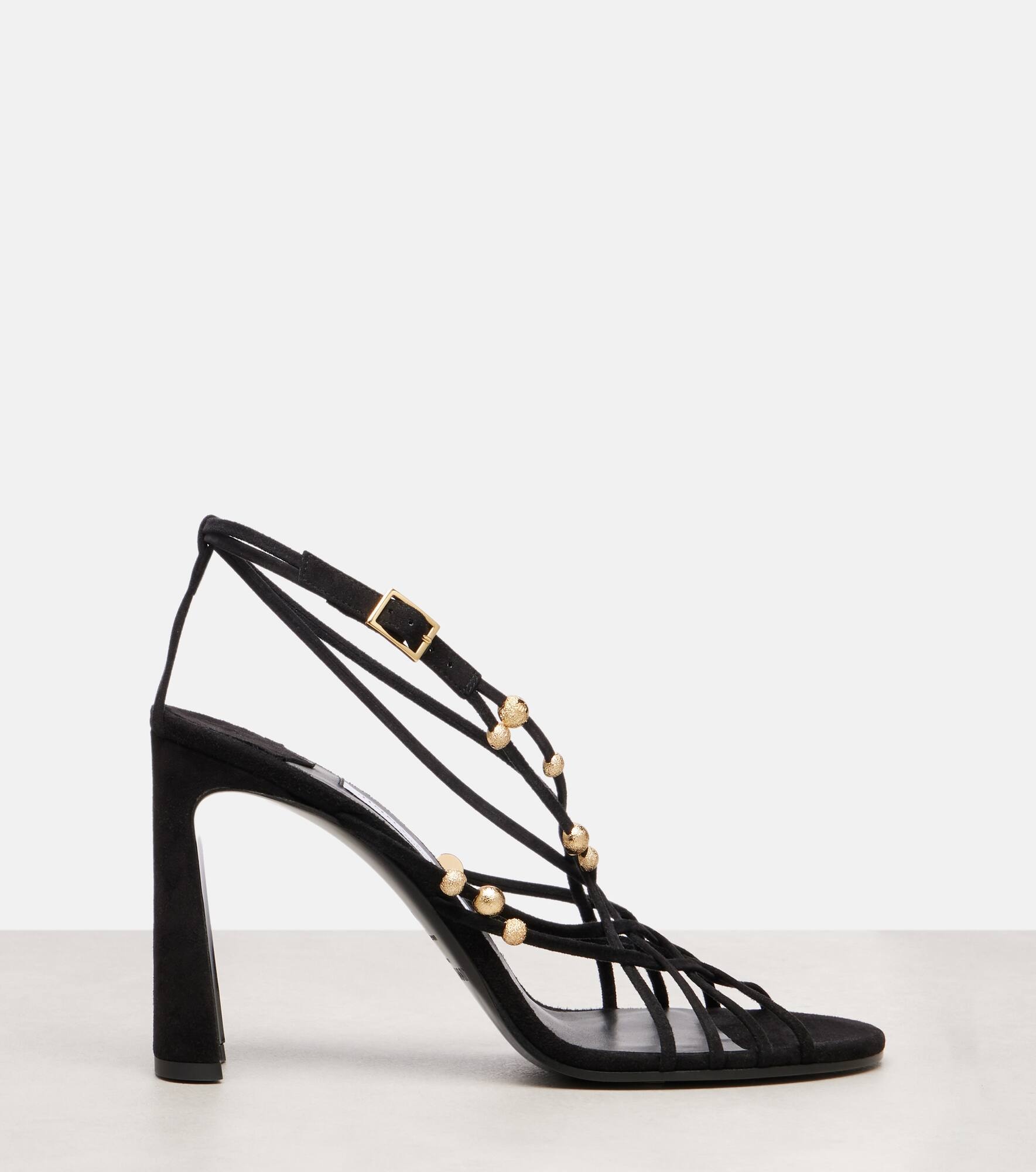 Felice 95 embellished suede sandals - 4