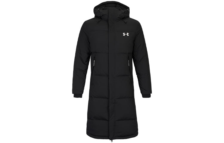 Under Armour Long Down Bench Coat 'Black' 1345057-001 - 2
