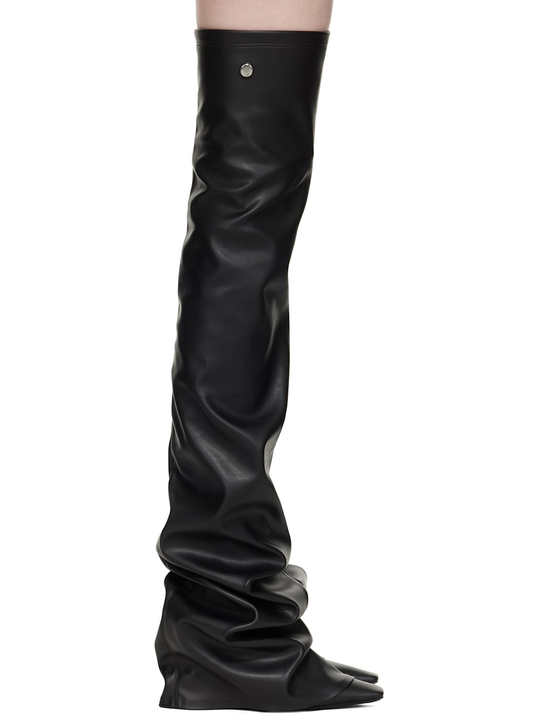 Black Robin OTK Thigh High Boots - 1