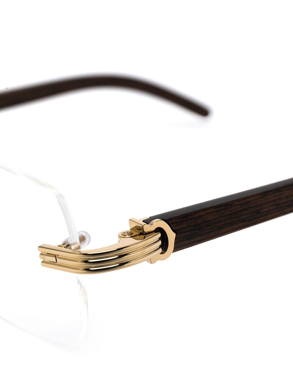 C de Cartier rectangle-frame glasses - 3