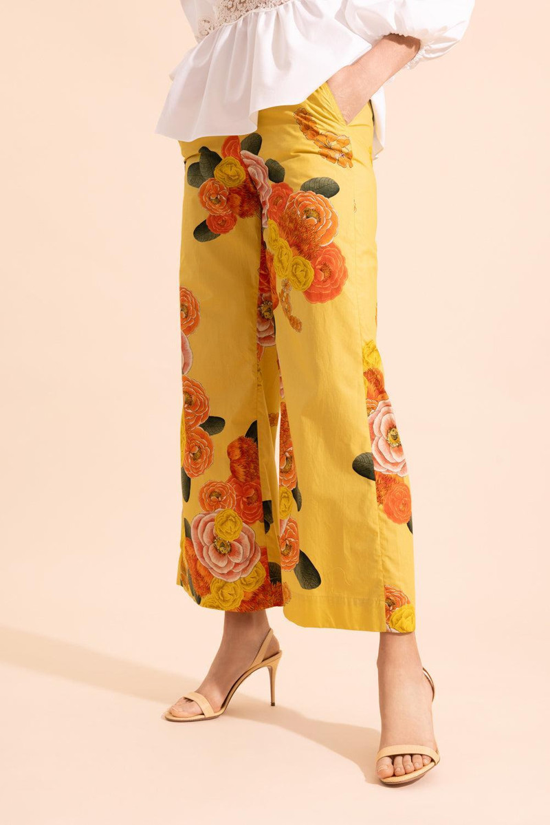 GIAMBATTISTA VALLI Floral Part Wide Leg Trouser outlook