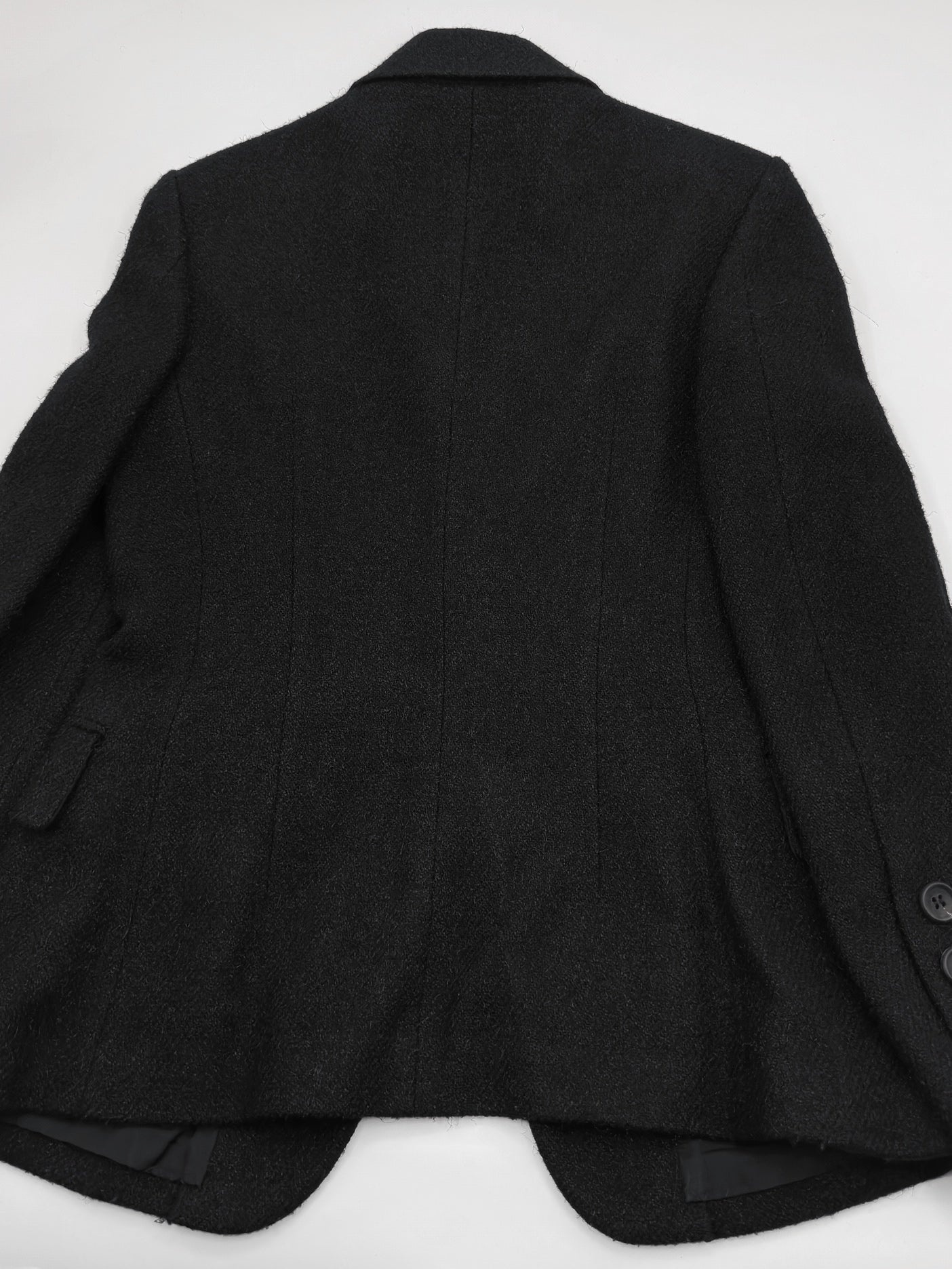 Junya Watanabe Fall 2002 Black Wool Tweed Blazer M - 9