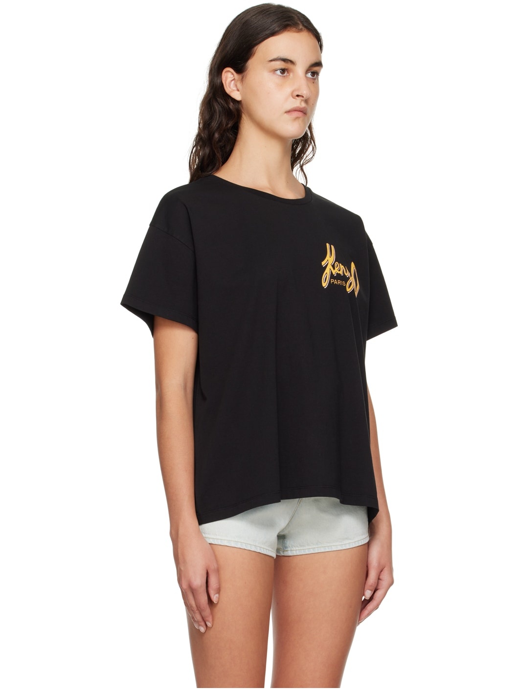 Black Kenzo Paris Relaxed T-Shirt - 2