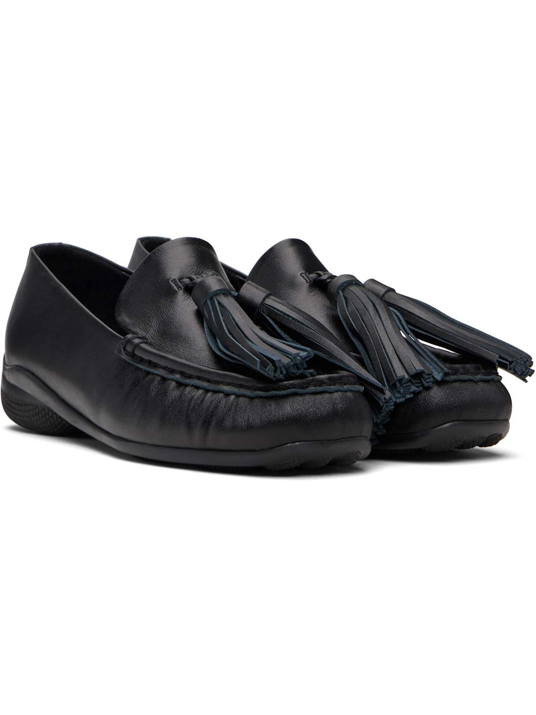 Black Tassel Loafers - 4