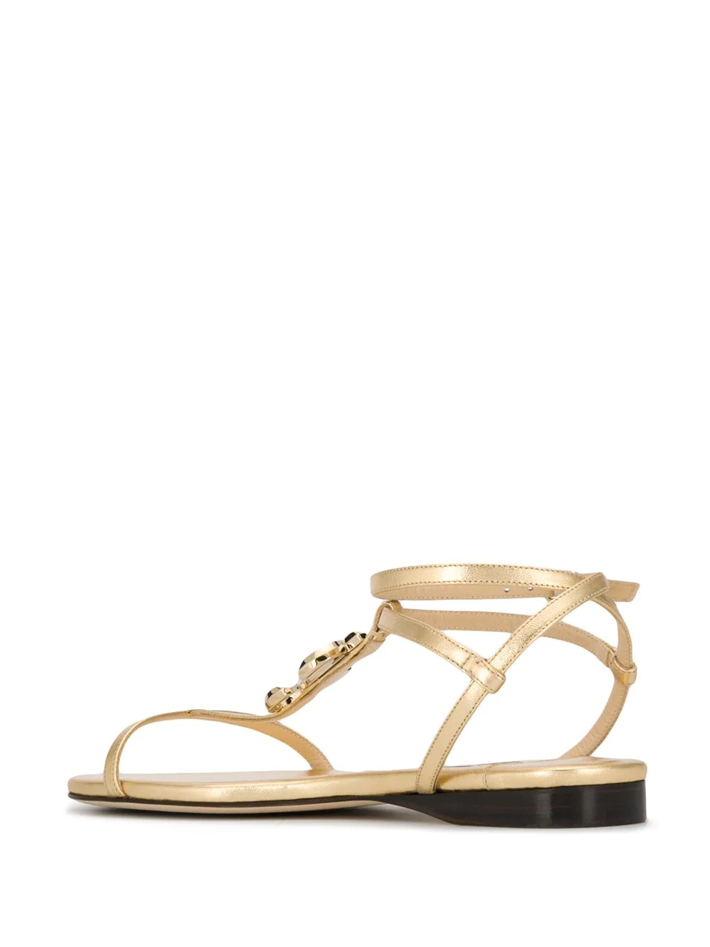 Alodie logo flat sandals - 3