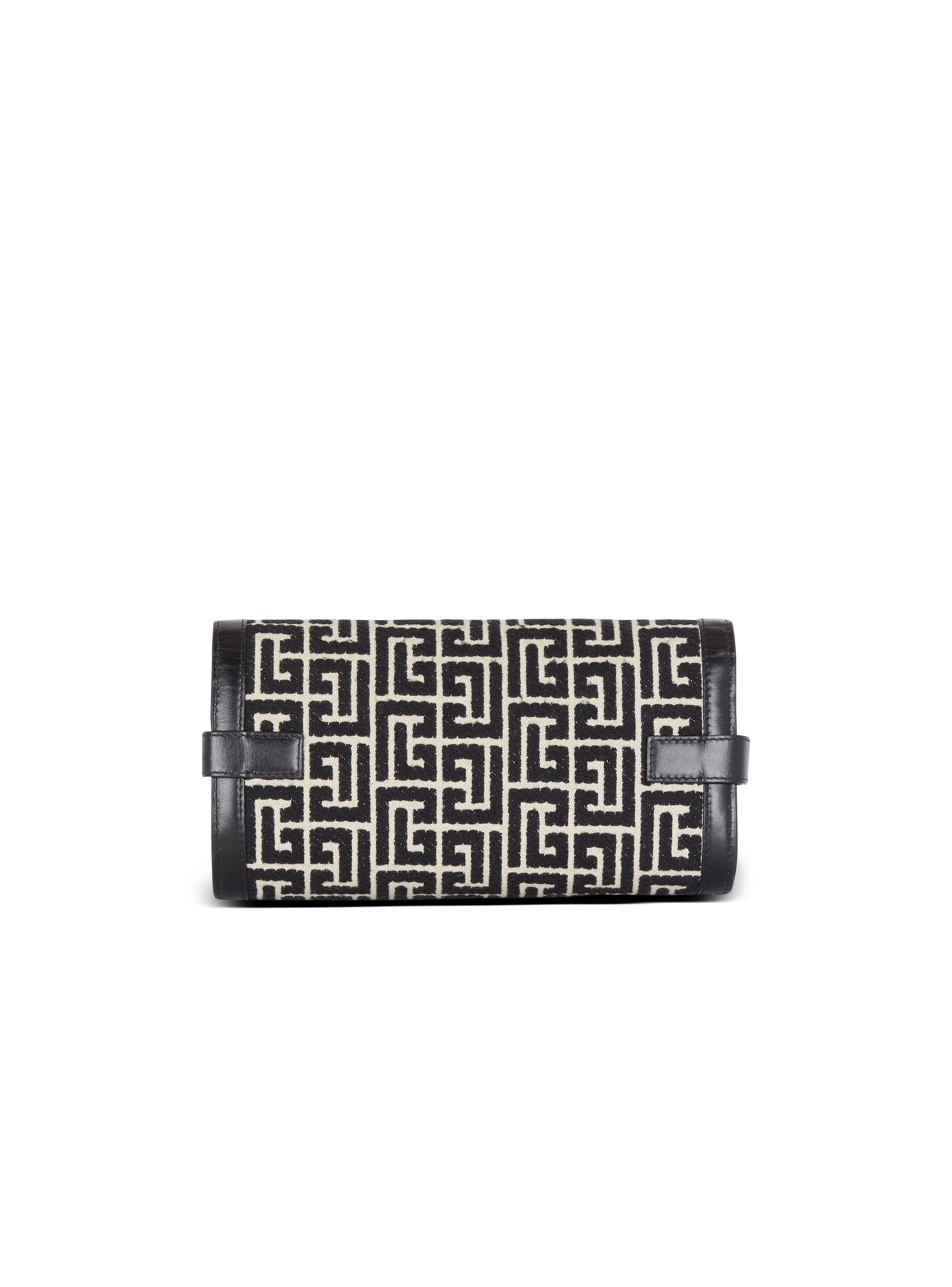 B-Buzz 23 jacquard and leather Clutch bag - 4
