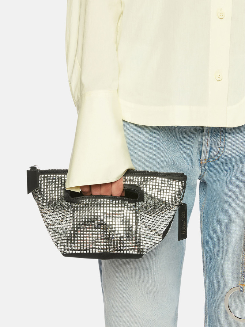 ''VIA DEI GIARDINI 15'' BLACK TOTE BAG 2
