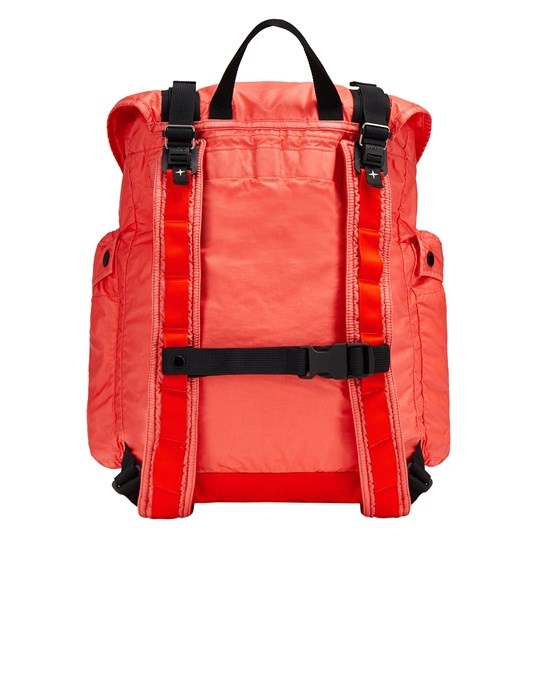 90370 MUSSOLA GOMMATA CANVAS_GARMENT DYED ORANGE 2