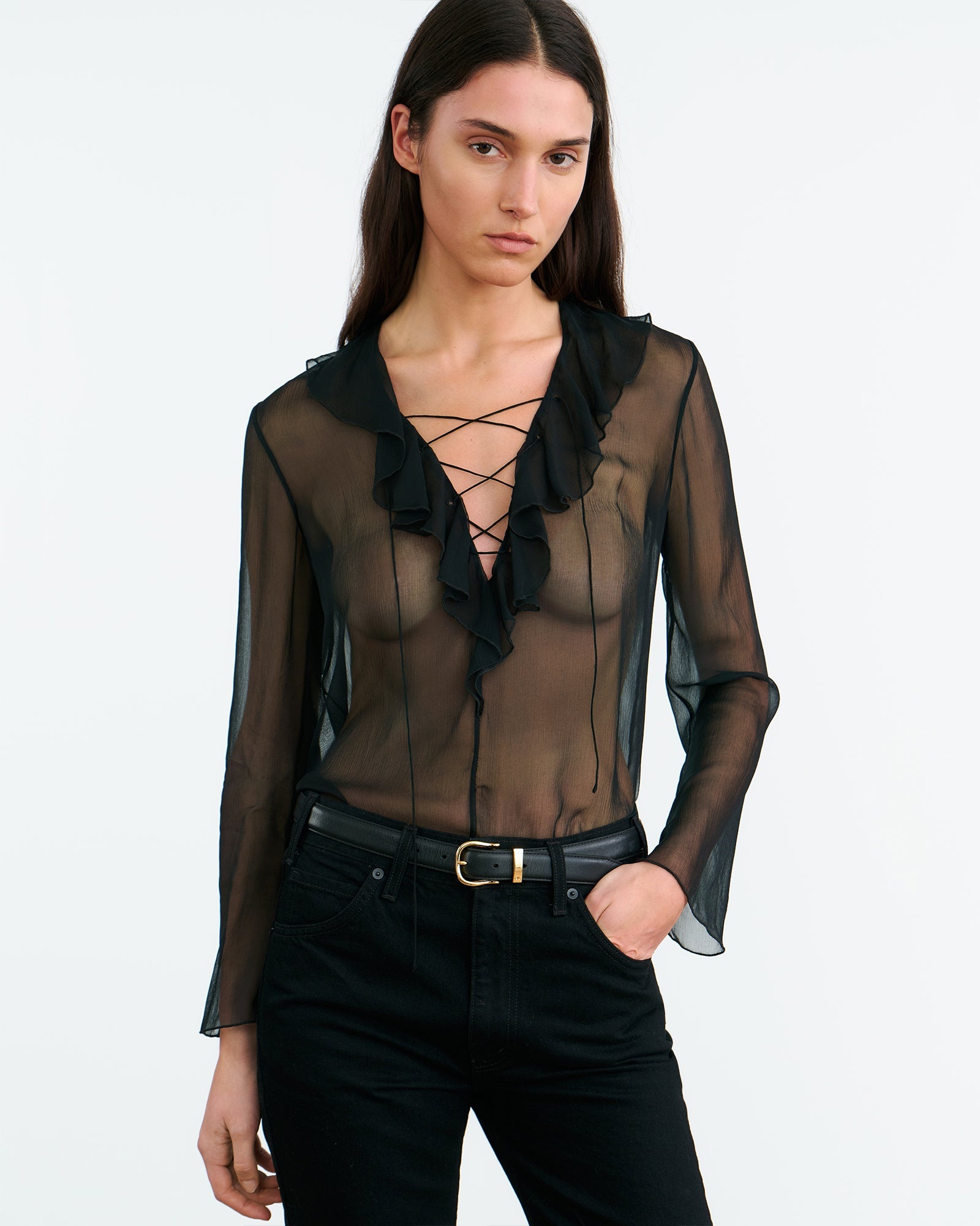 GISELLA SILK BLOUSE - 2