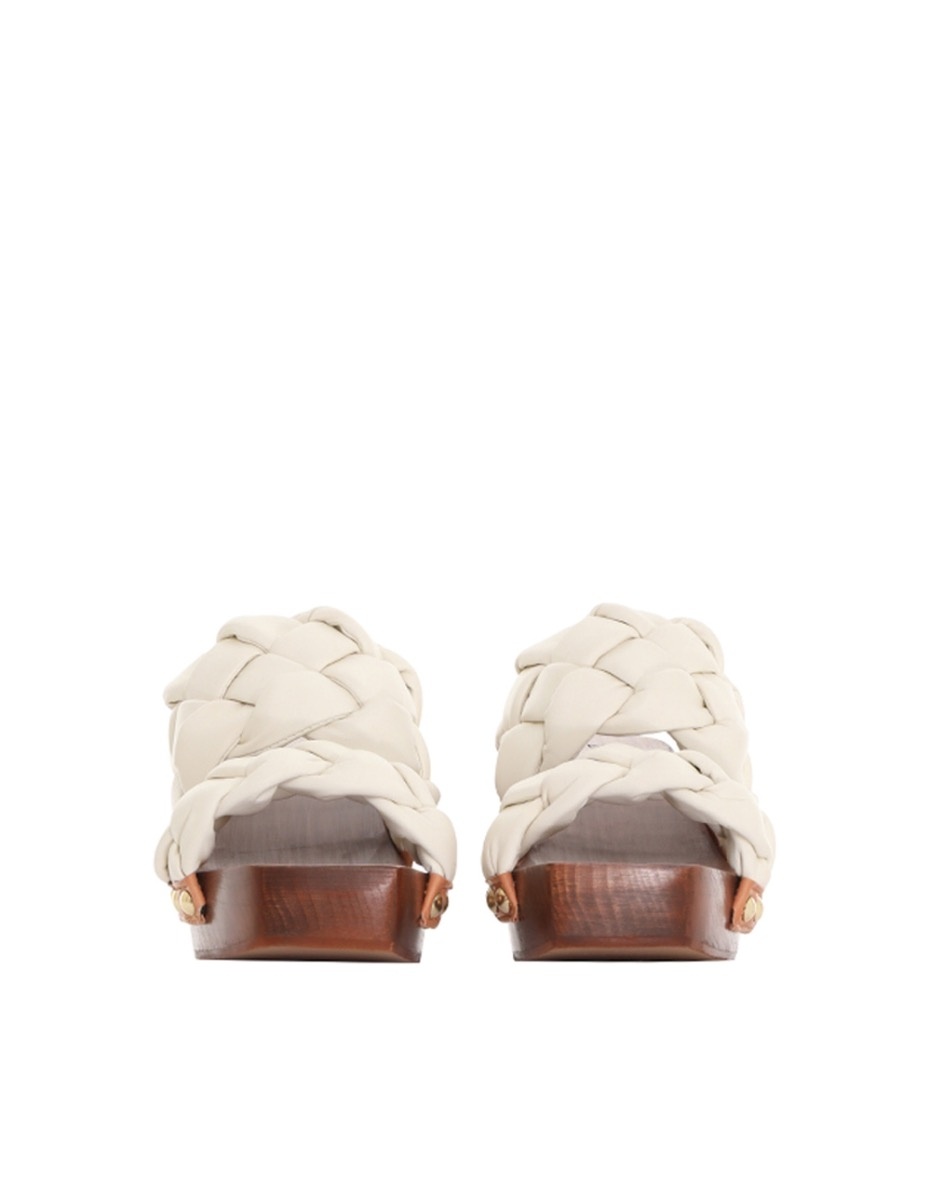 BRAIDED NAPPA CLOG - 5