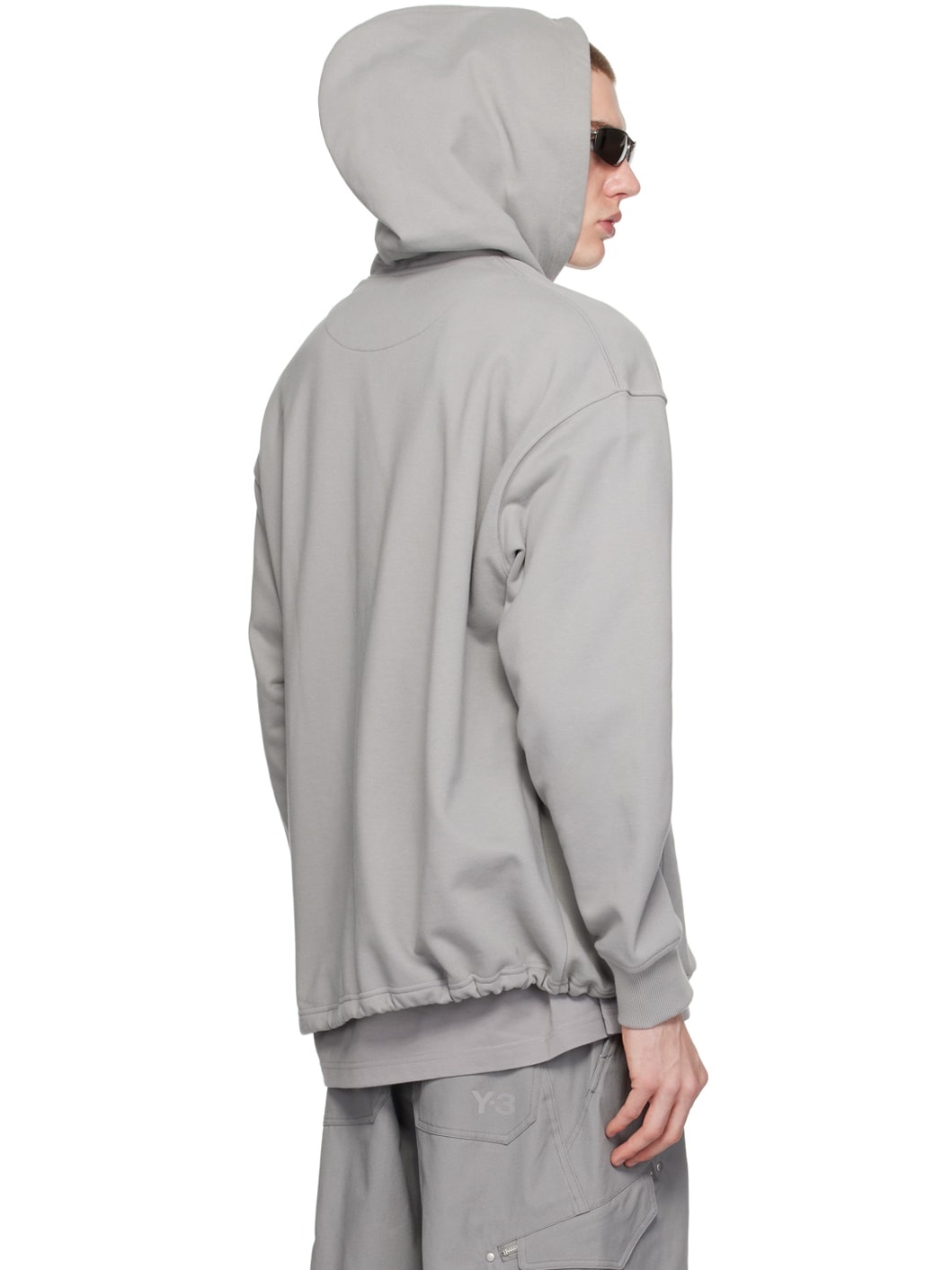 Gray Pocket Hoodie - 3