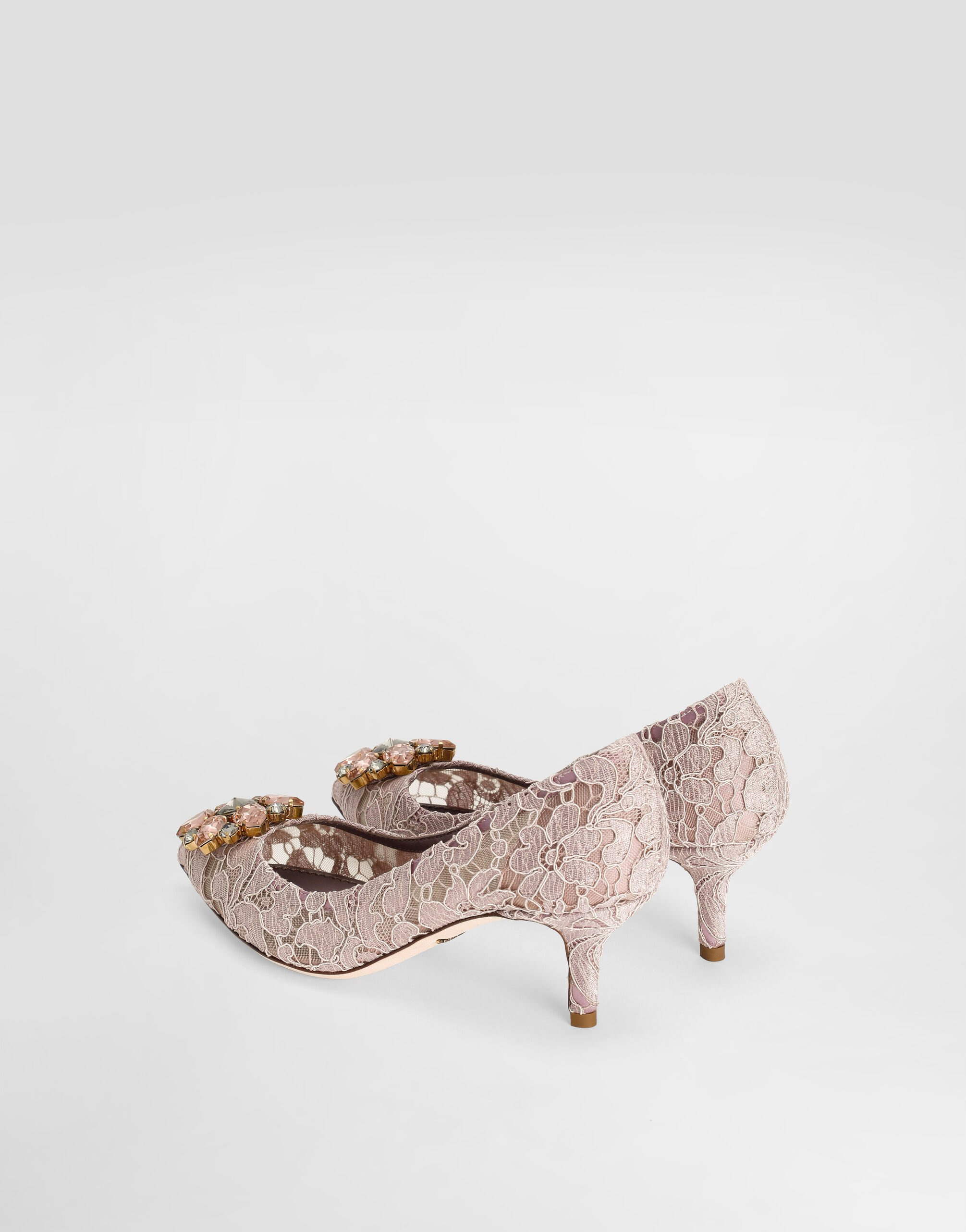 Pump in Taormina lace with crystals - 3