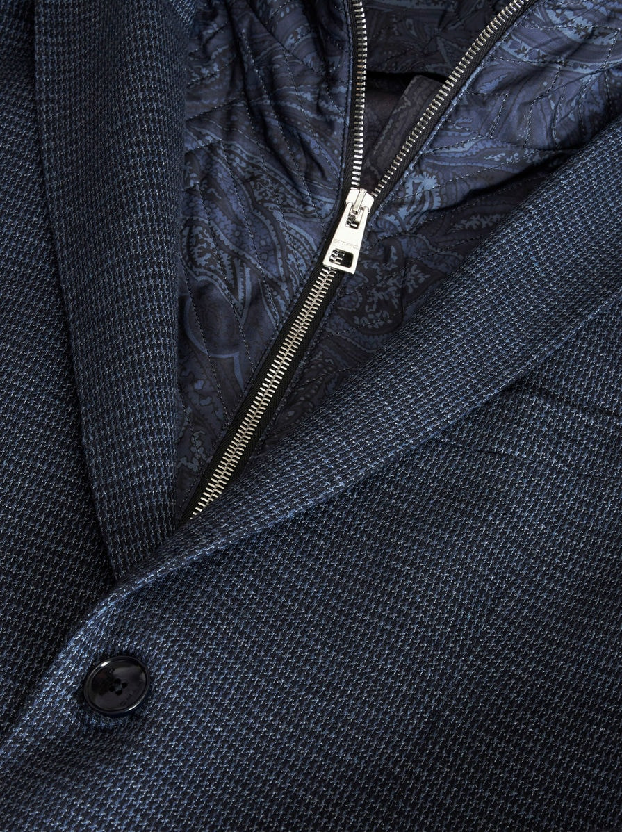 JACQUARD BLAZER WITH HOOD - 9