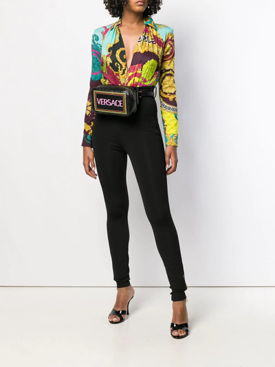 VERSACE high-waist skinny trousers outlook