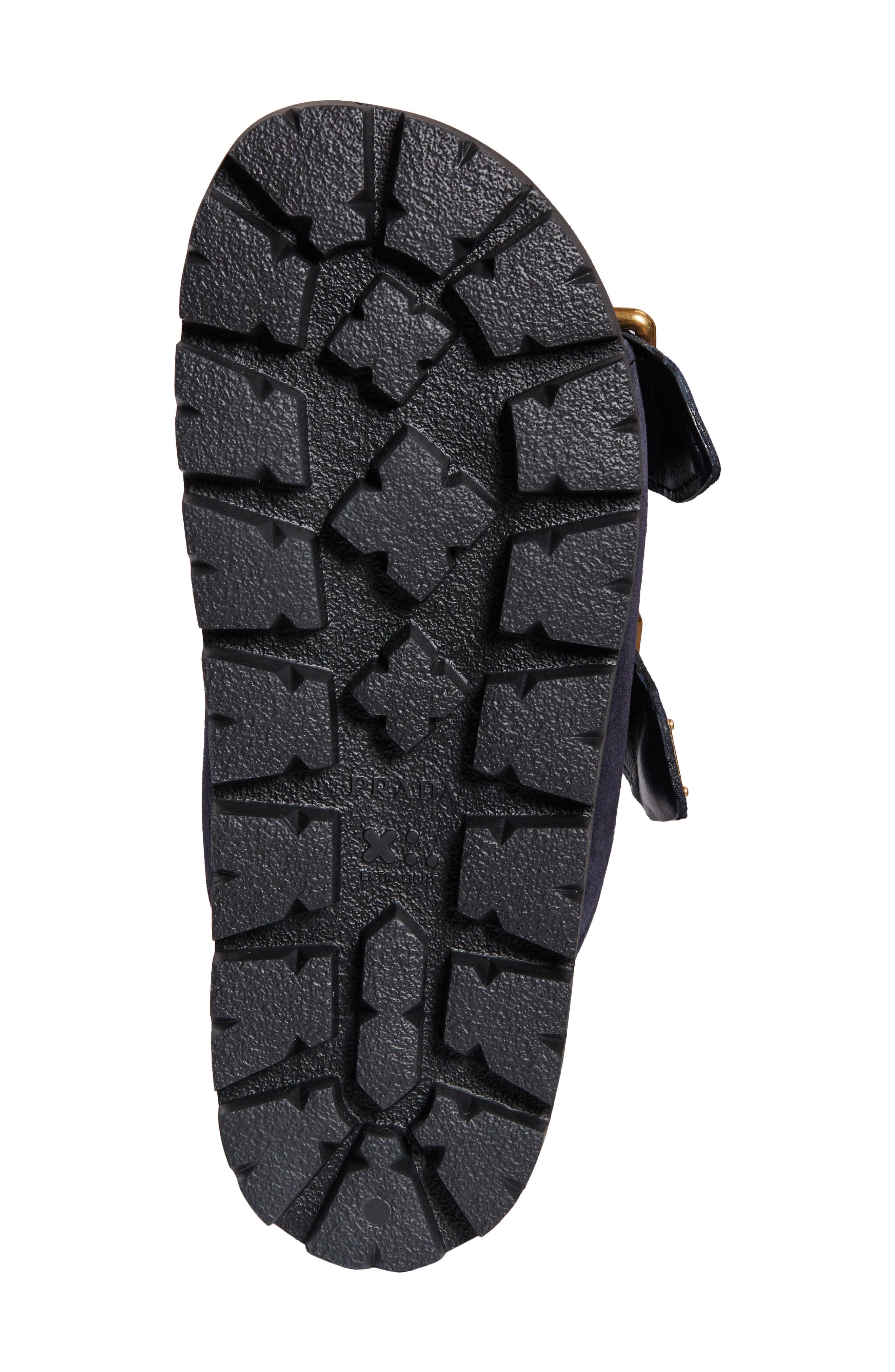 Prada Double Strap Sandal in Bleu at Nordstrom - 6