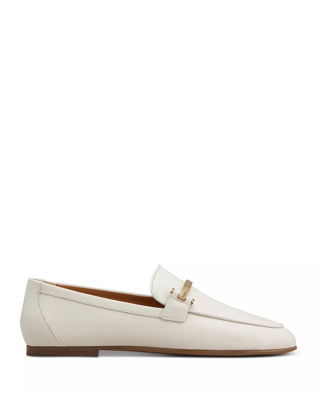 Women's Leather Loafer Flats - 2