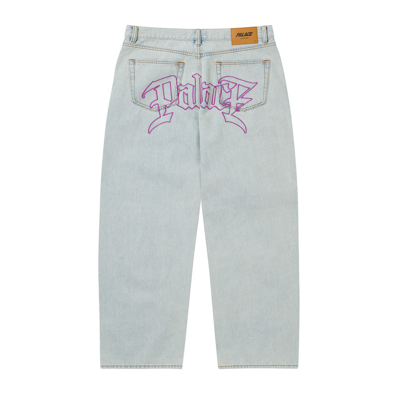 LE SCRIPT P90 BAGGY JEAN LIGHT ACID WASH 1