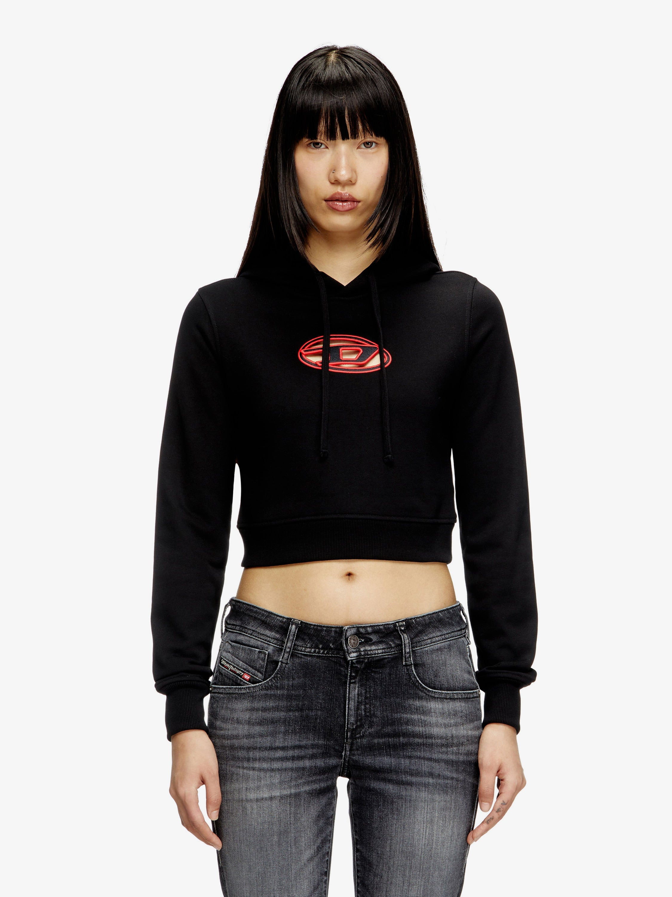 Diesel Women F-Slimmy Cotton Blend Sweatshirt - 2