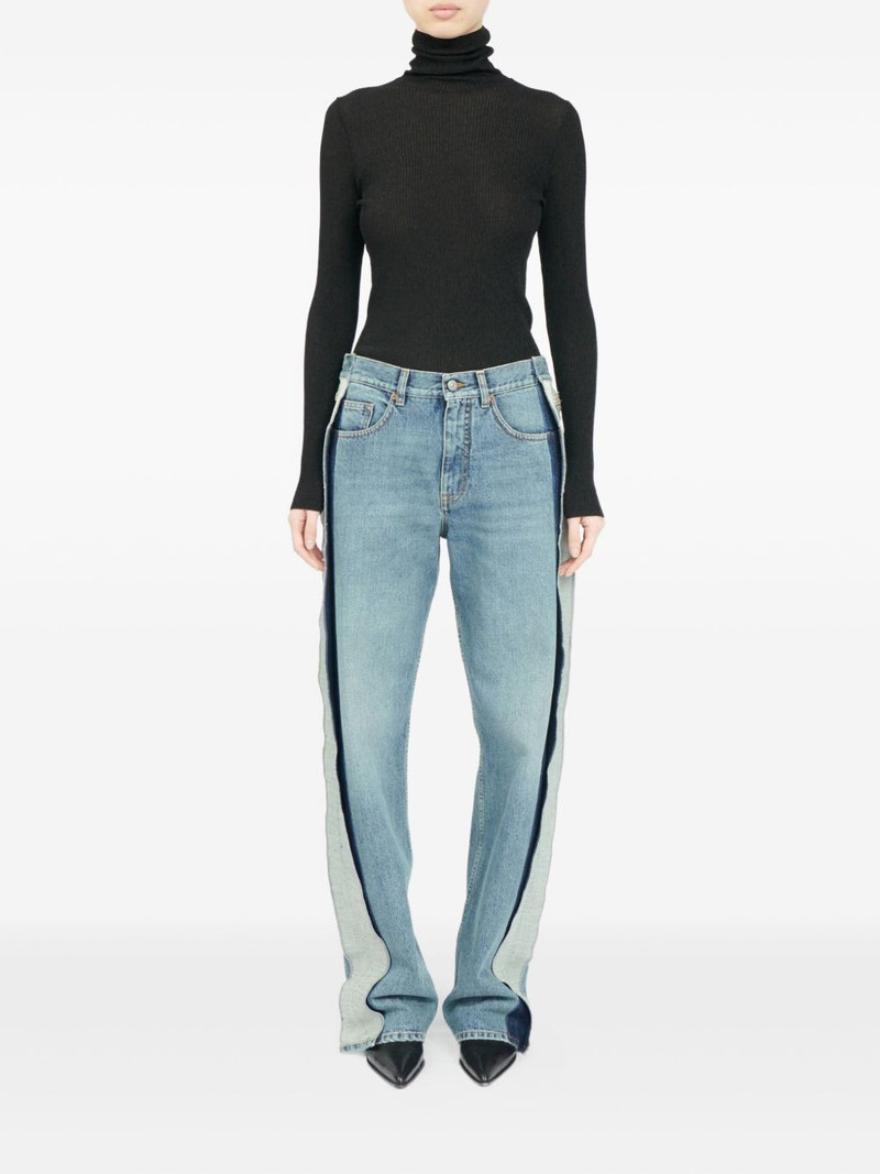 MM6 Maison Margiela panelled five-pocket jeans outlook