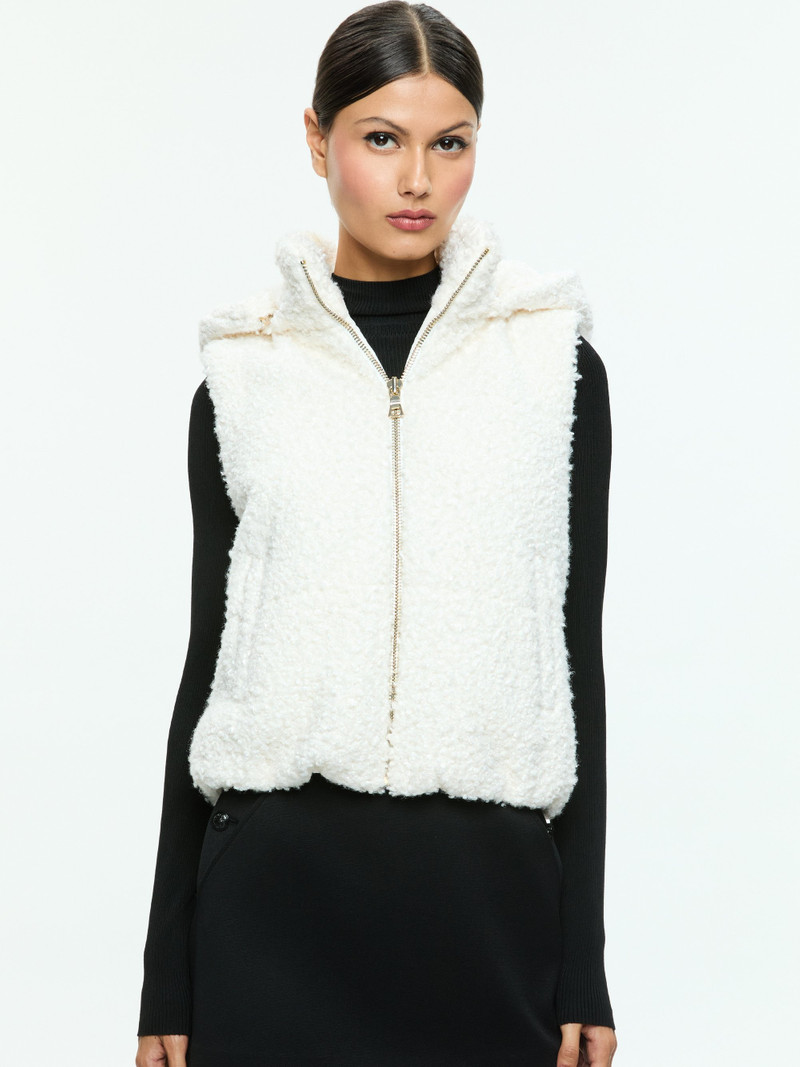 ROBENA TEDDY PUFFER VEST WITH DETACHABLE HOOD 2