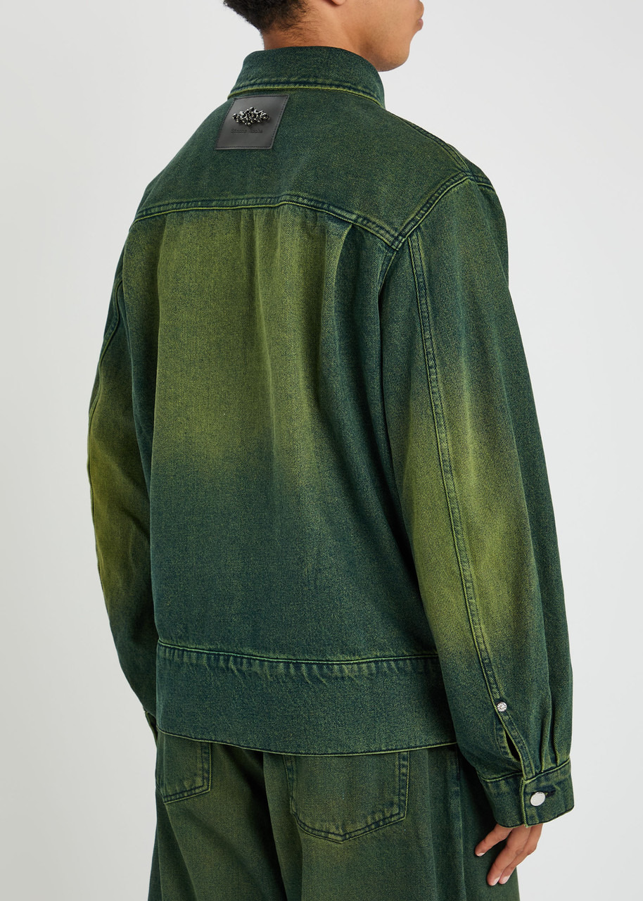 Simone Rocha Crystal-embellished Denim Jacket - 3