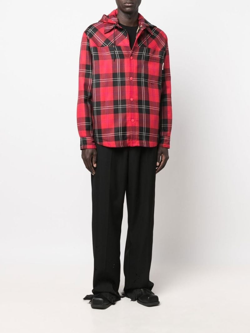 Marni check hooded jacket outlook