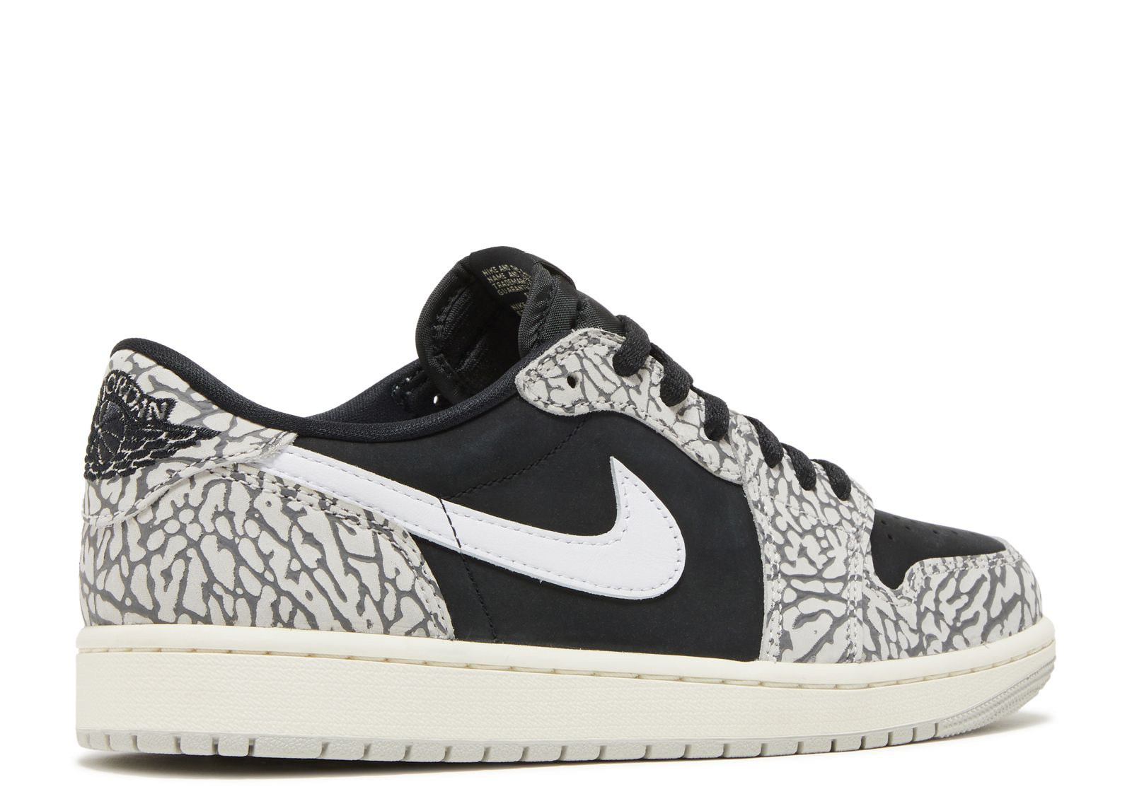 JORDAN 1 RETRO LOW OG 'BLACK CEMENT' - 3