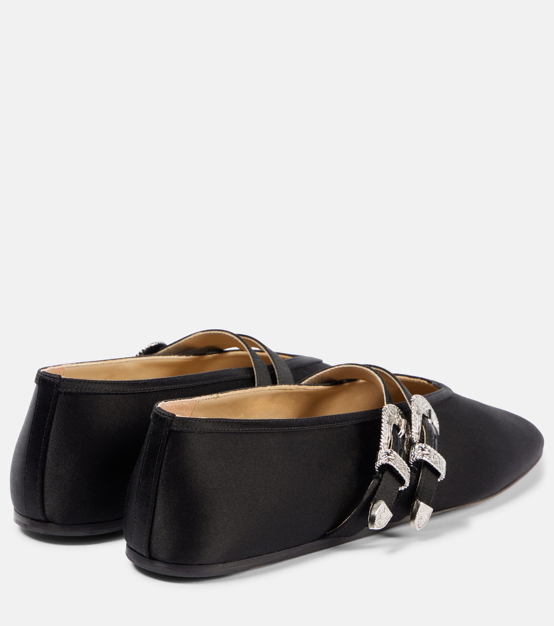 Claudia satin Mary Jane flats - 2