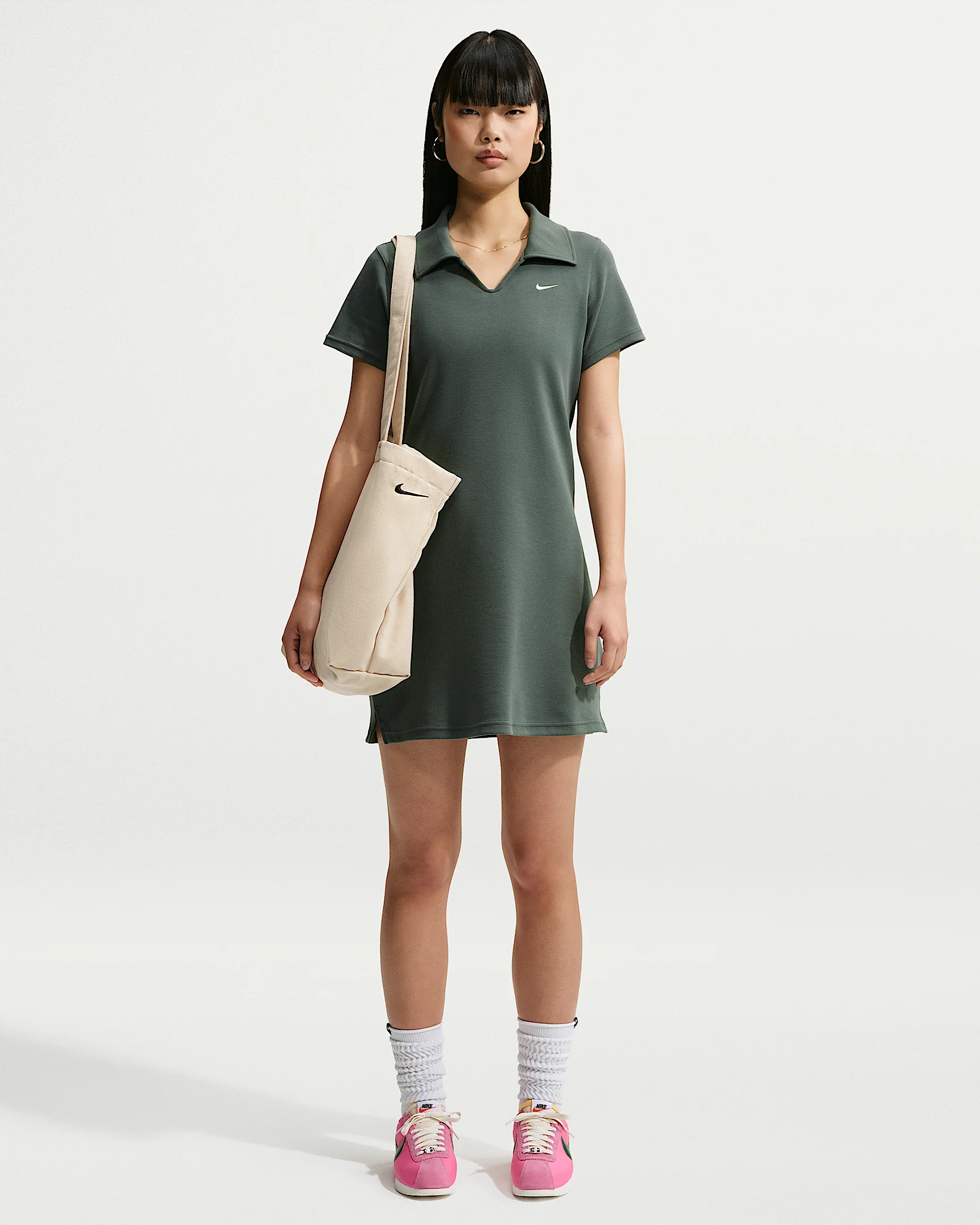Nike Sportswear Chill Knit Women's Slim Polo Dress - 1