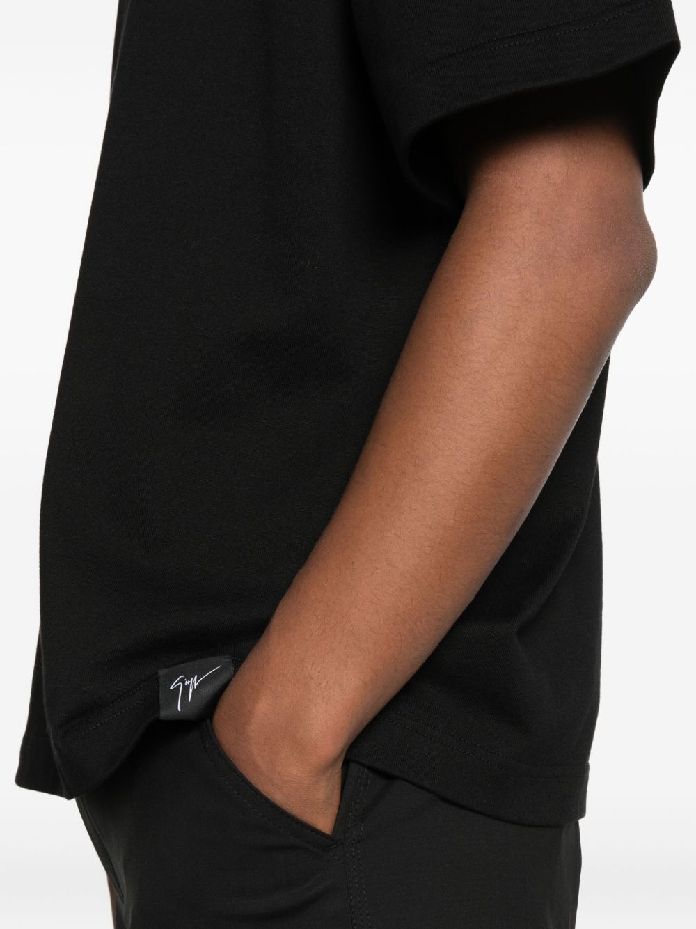 organic-cotton crew-neck T-shirt - 4