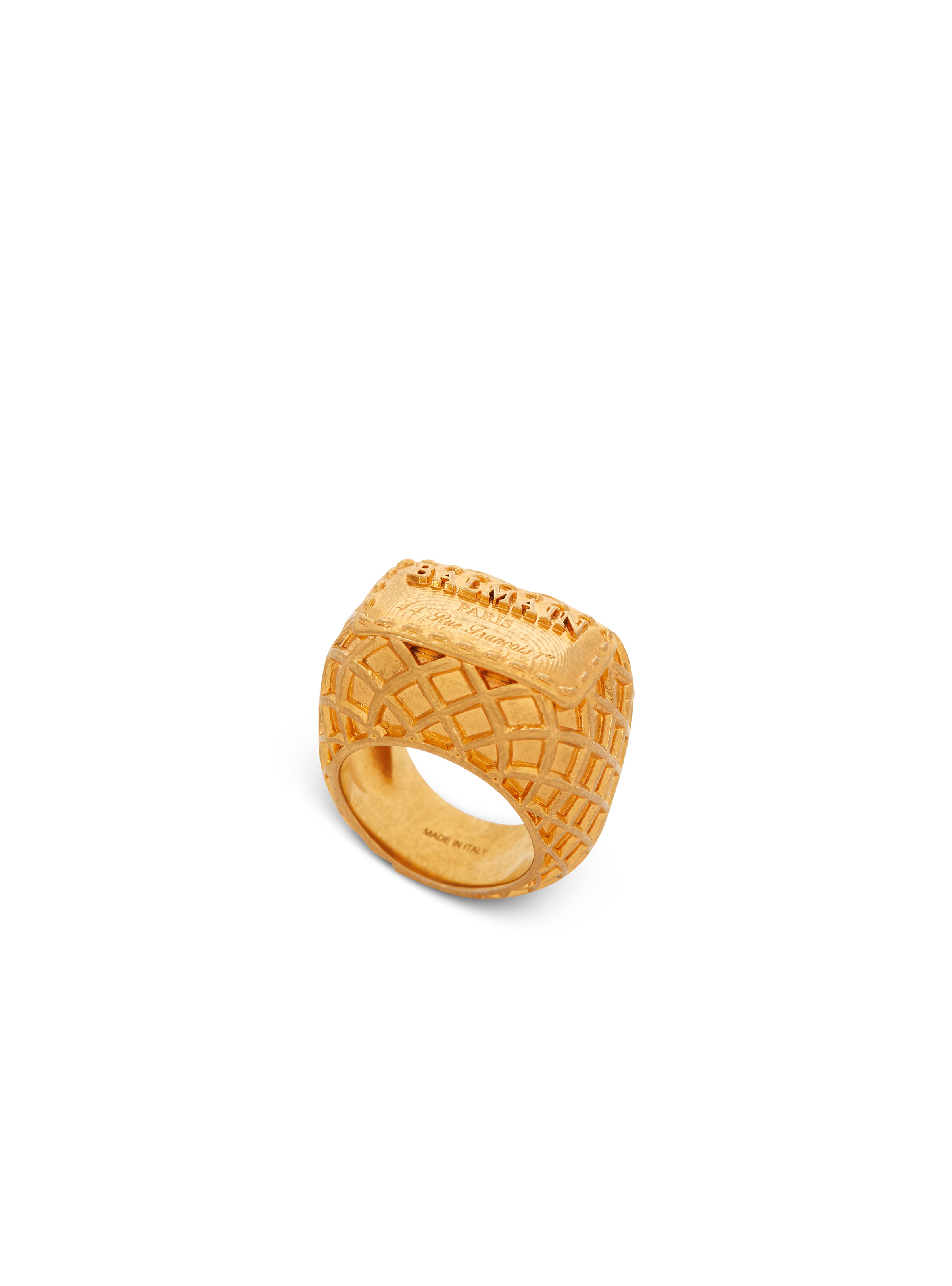 Balmain Signature Mesh ring - 4