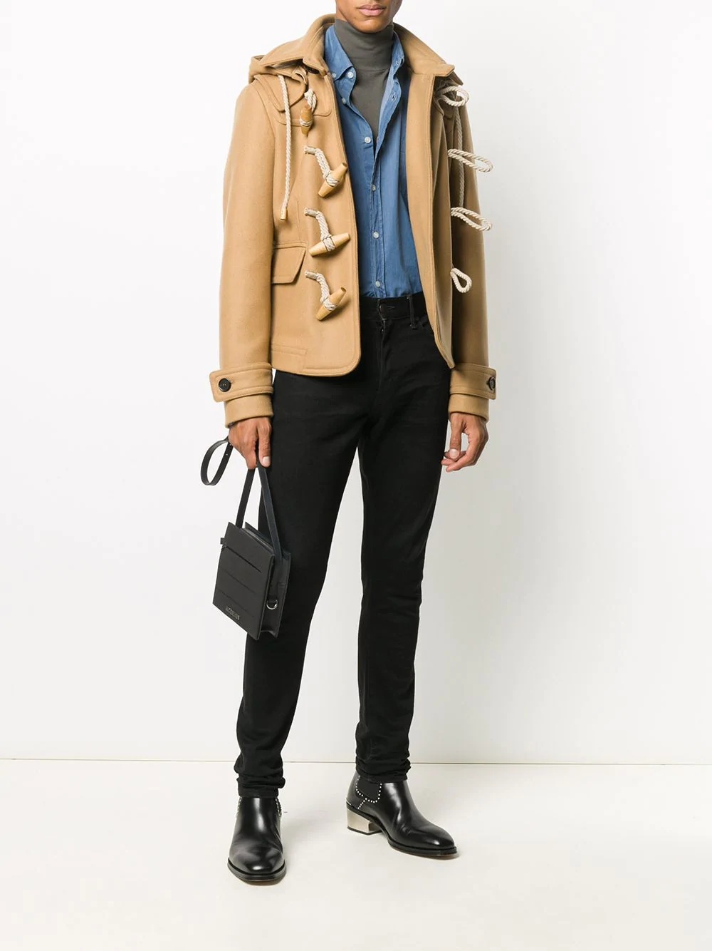 hooded duffle coat - 2