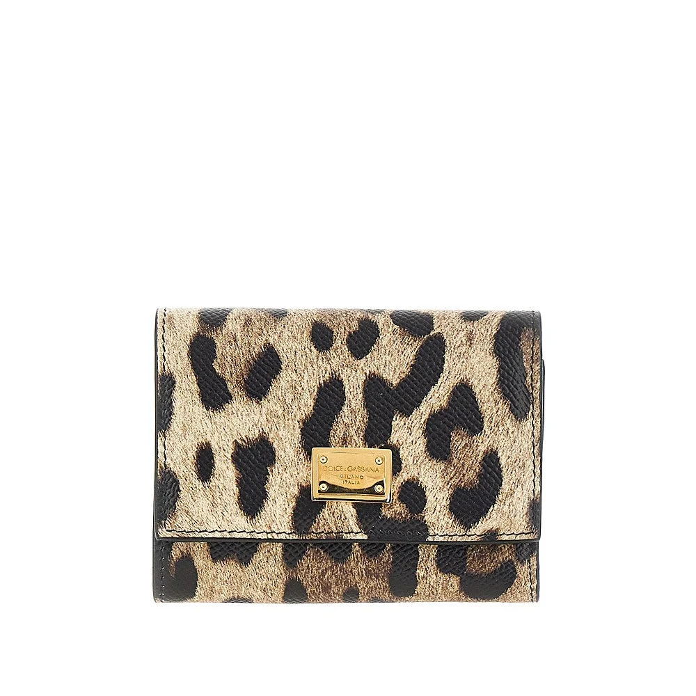 Dolce&gabbana Leopard-print Leather Wallet Multicolor - 1