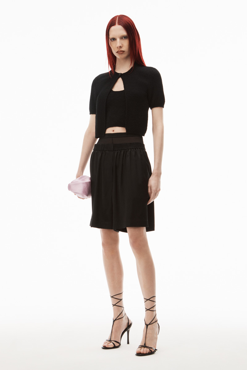 Alexander Wang SHORT-SLEEVE TWINSET CARDIGAN outlook