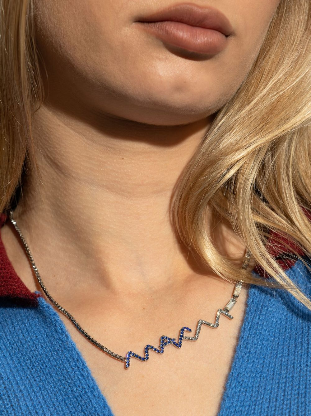 sapphire-wave necklace - 2