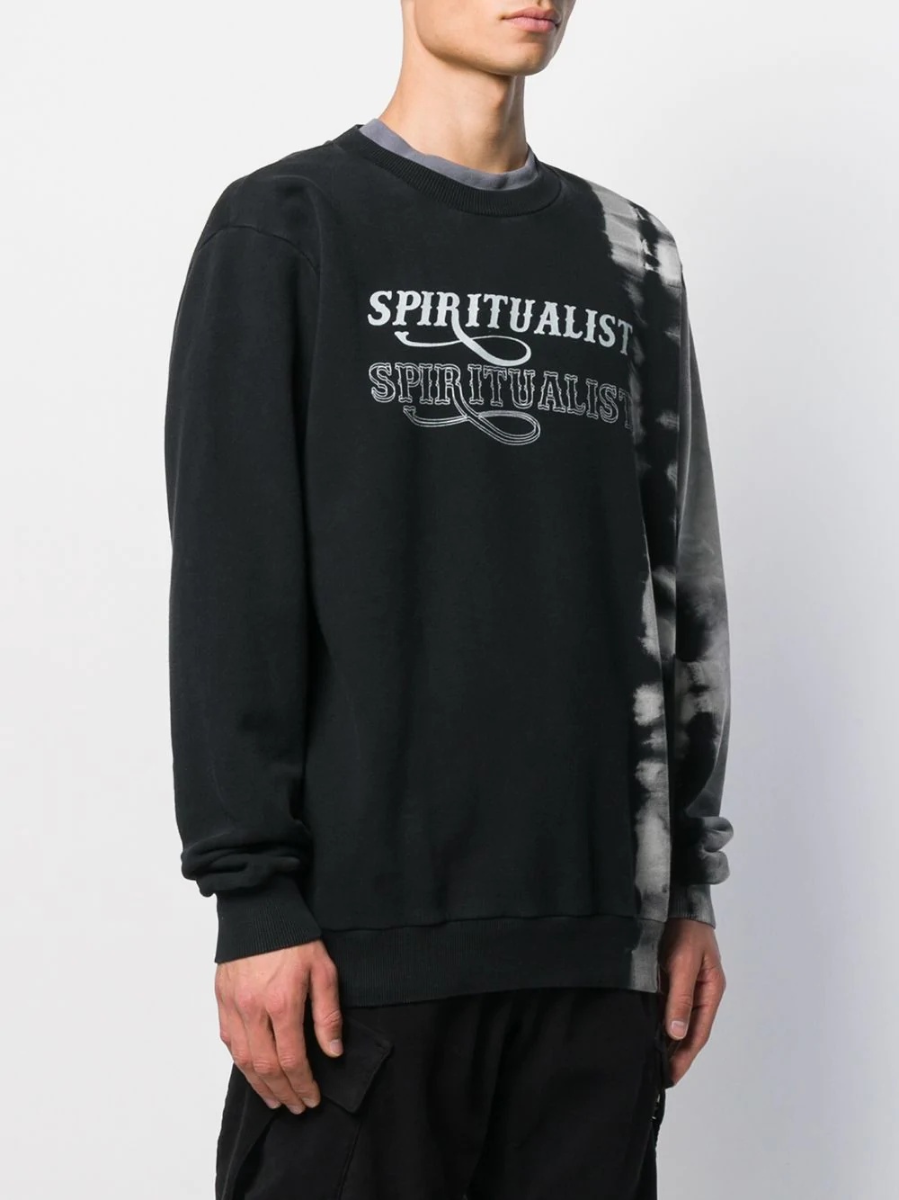 tie-dye print spiritualist sweatshirt - 4