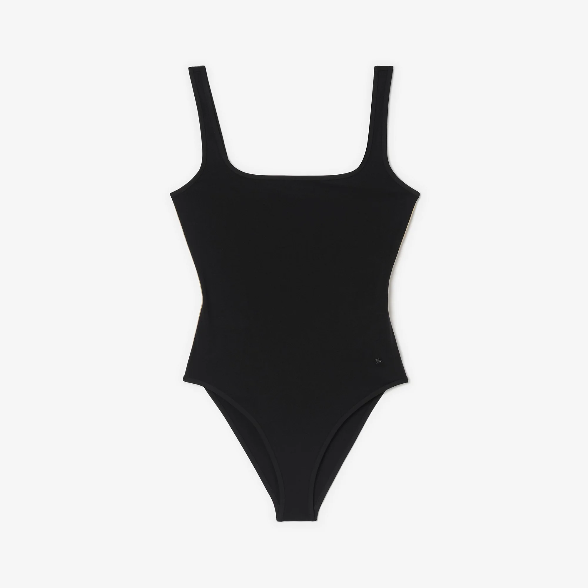 Check Trim Swimsuit - 1