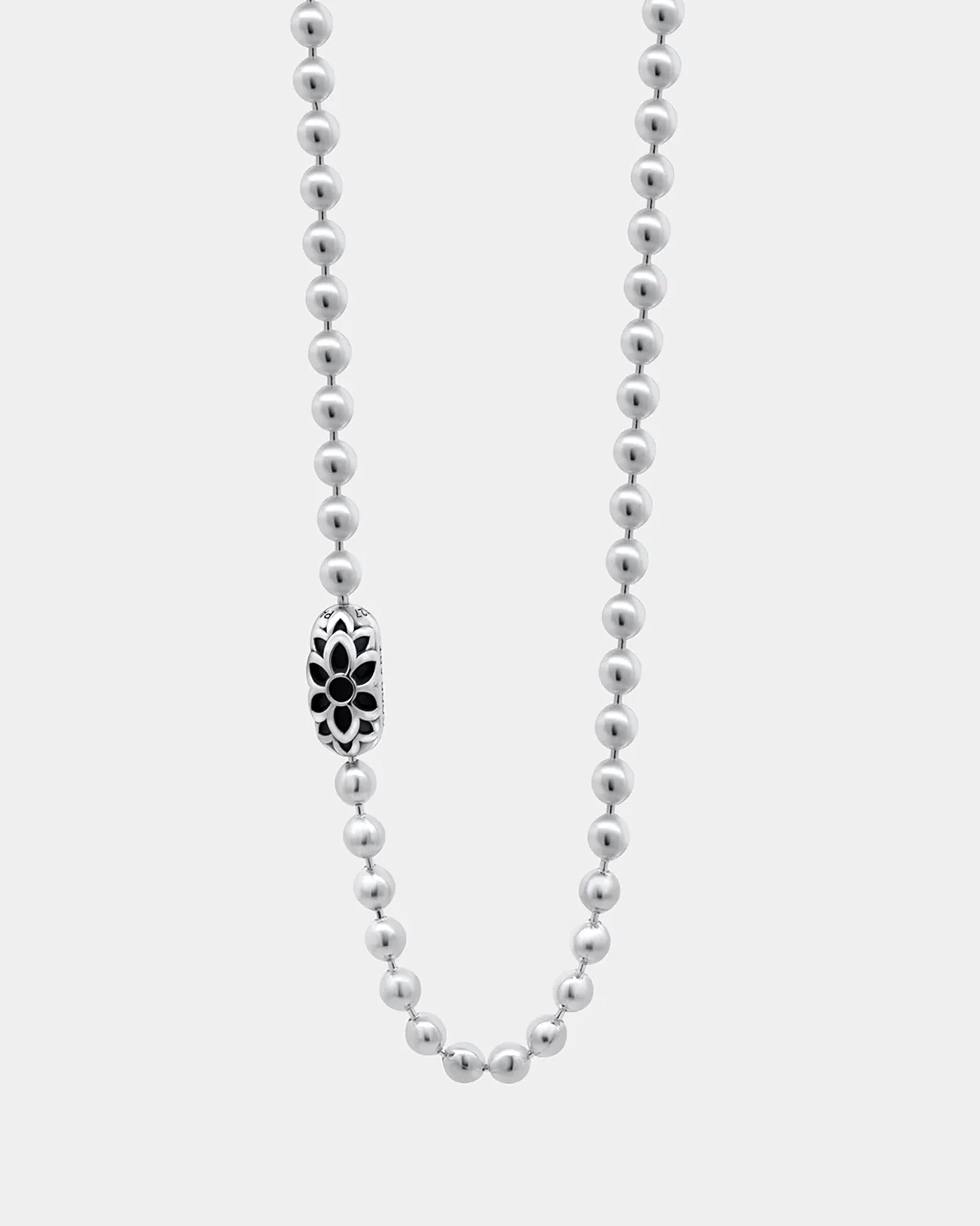 GOOD ART HLYWD POP LOCK TRIPLE CUTOUT NECKLACE 10 AT 21" - STERLING SILVER - 1