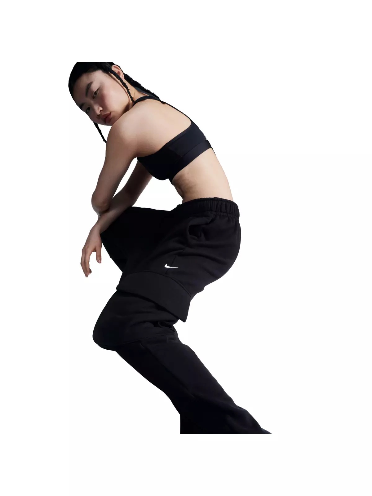 Women's Sportswear Low-Rise Oversized French Terry Open-Hem Pants - 3