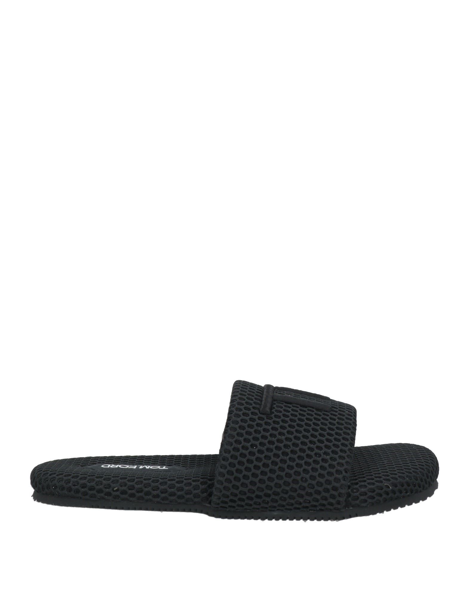 Black Men's Sandals - 1