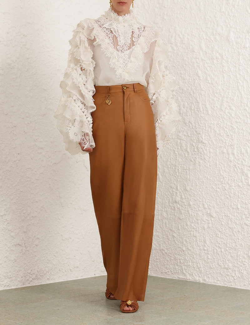 CRUSH HEART TRIM BLOUSE 8