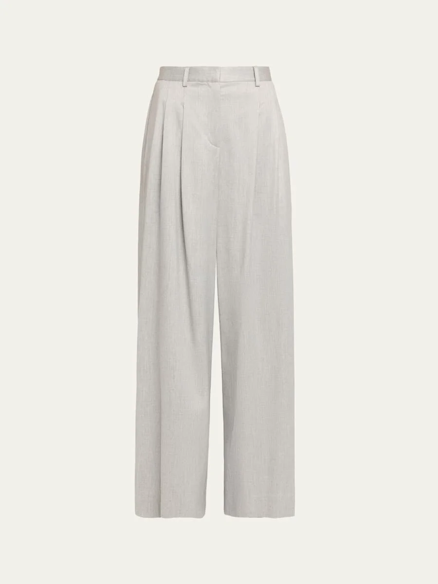 Avery Wool-Blend Trousers - 1