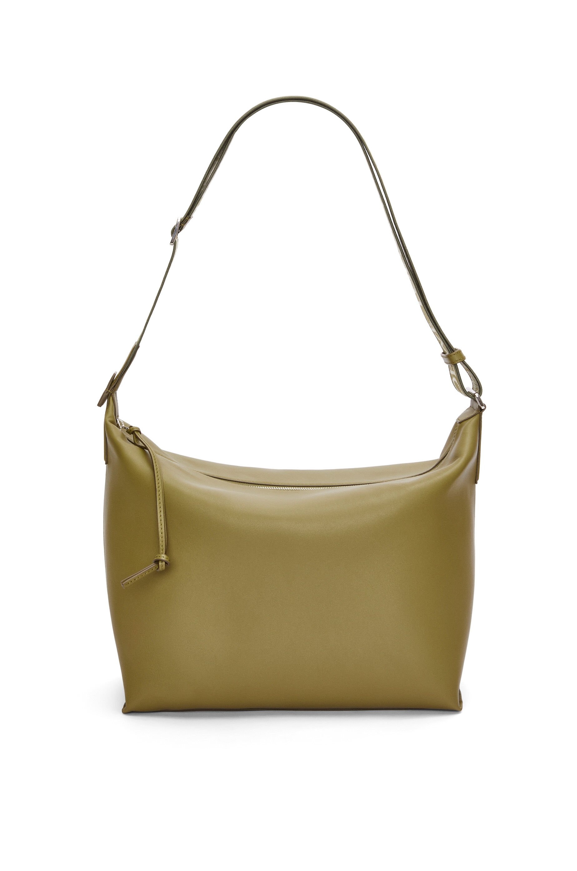 Cubi Crossbody bag in supple smooth calfskin and jacquard - 2