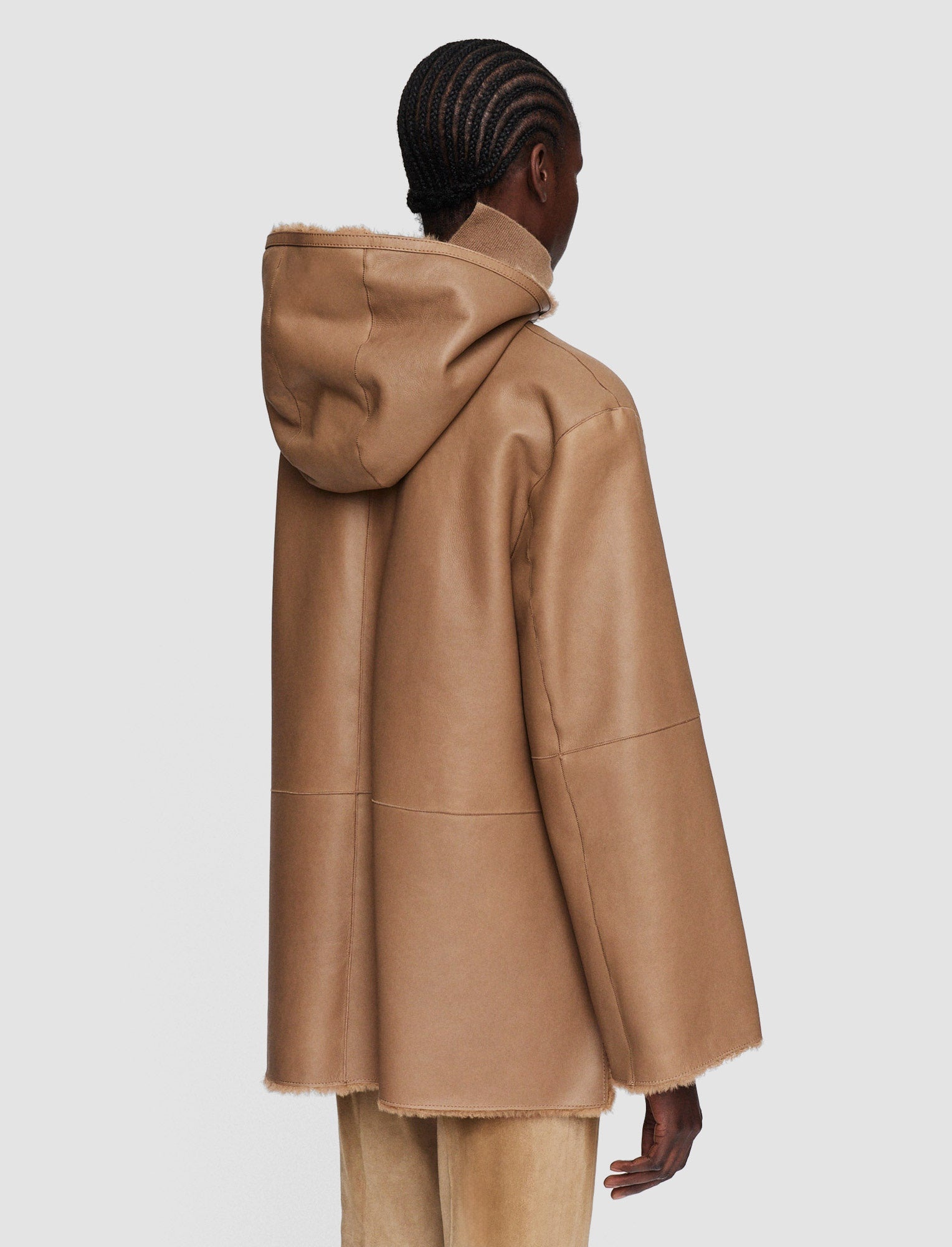 Reversible Shearling Cosser Coat - 4
