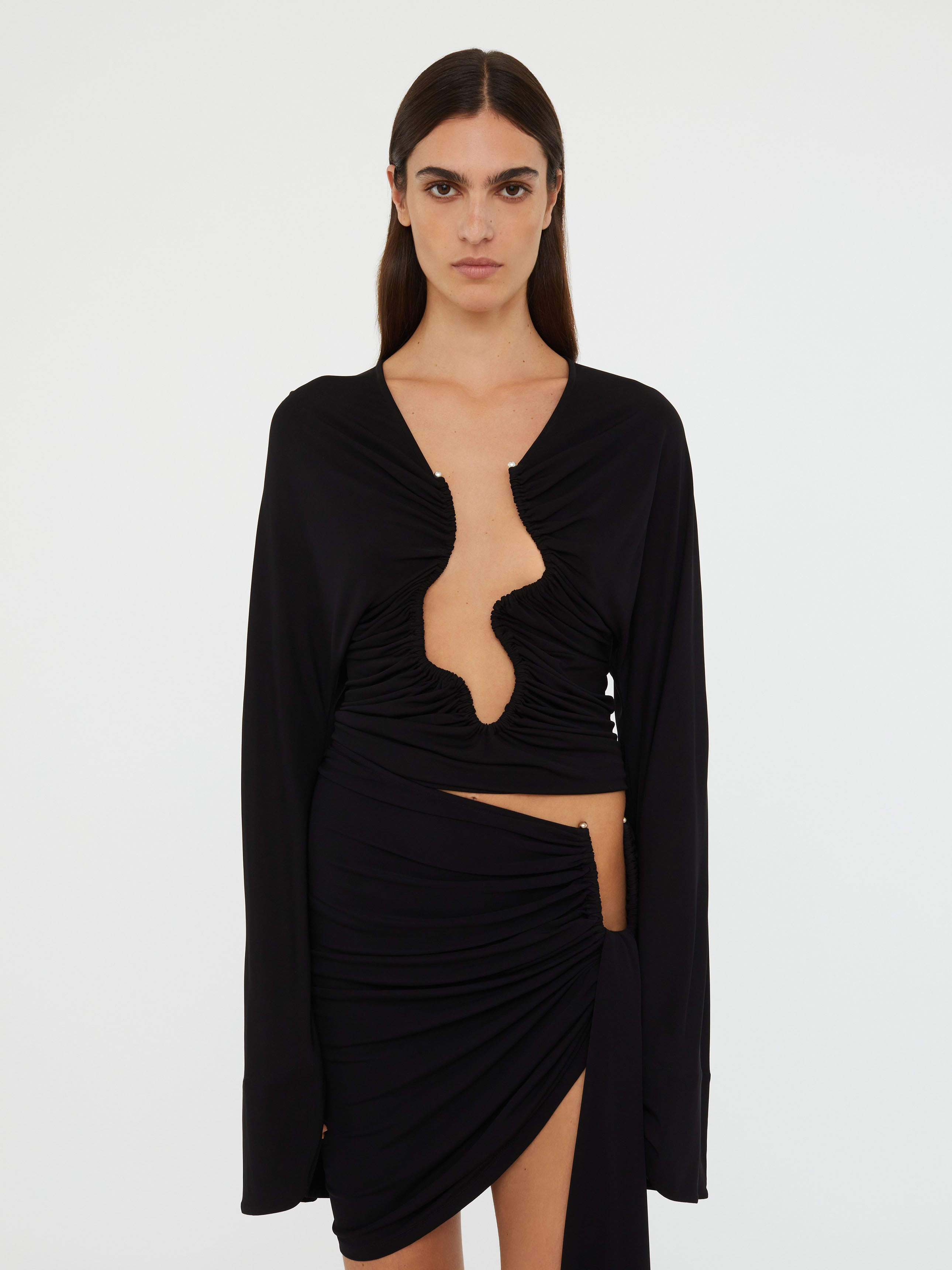 Arced Palm Micro Skirt - 3
