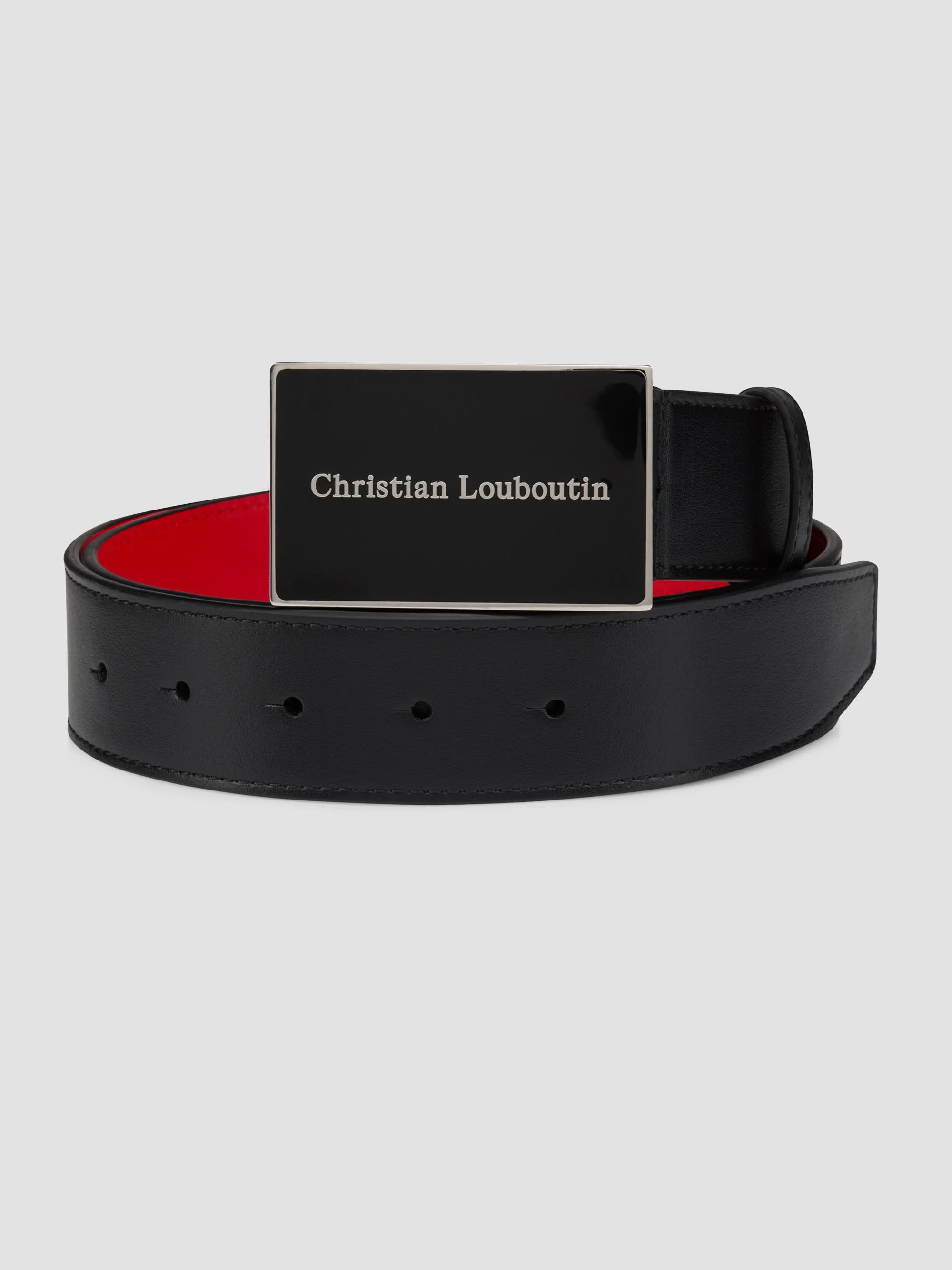 Men's Canopy Leather Belt - Black - 1