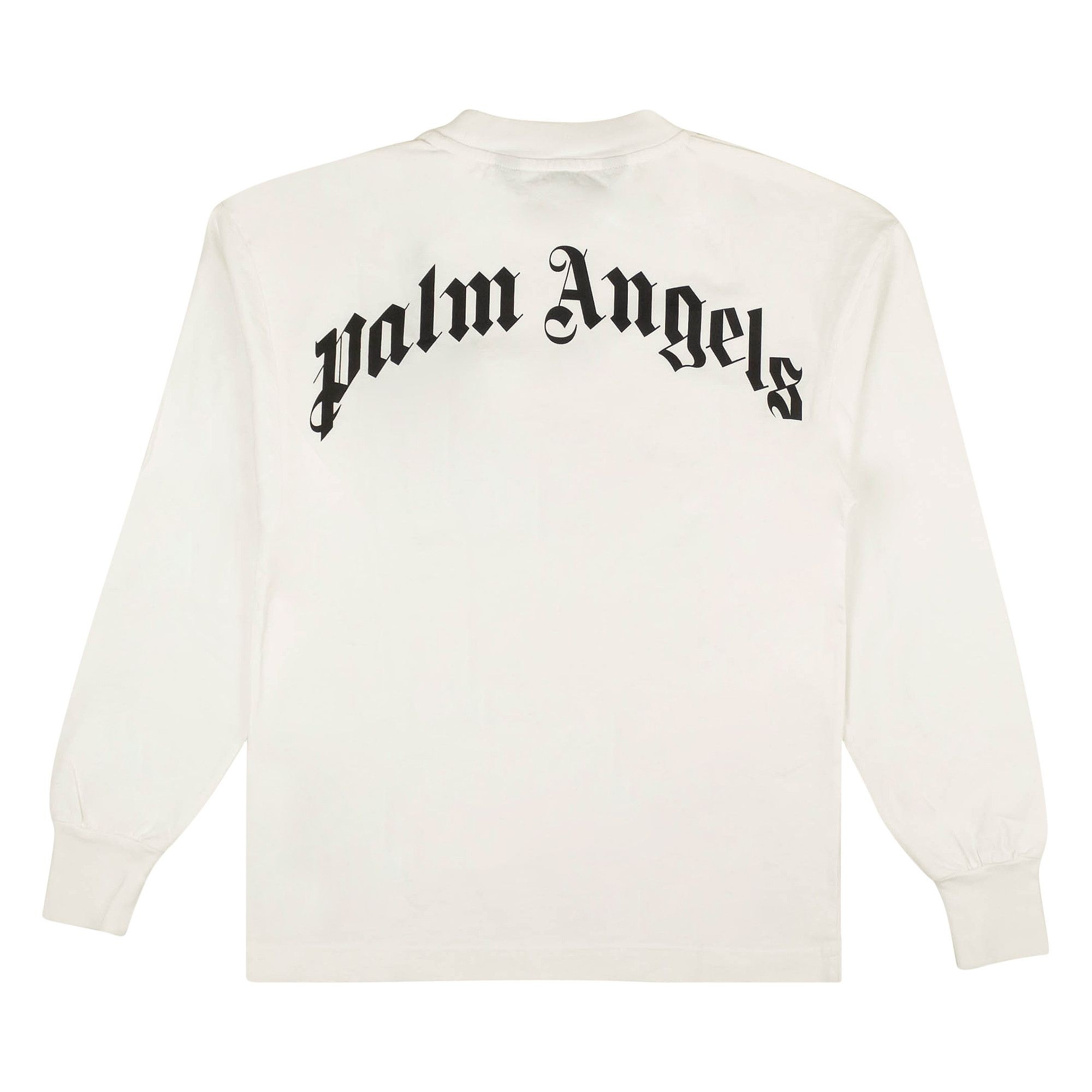 Palm Angels Croco Long-Sleeve Tee 'White' - 2