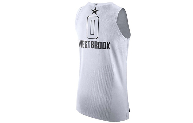 Jordan Air Jordan NBA AU Player Edition 2018 Westbrook Basketball Vest White 928868-103 outlook