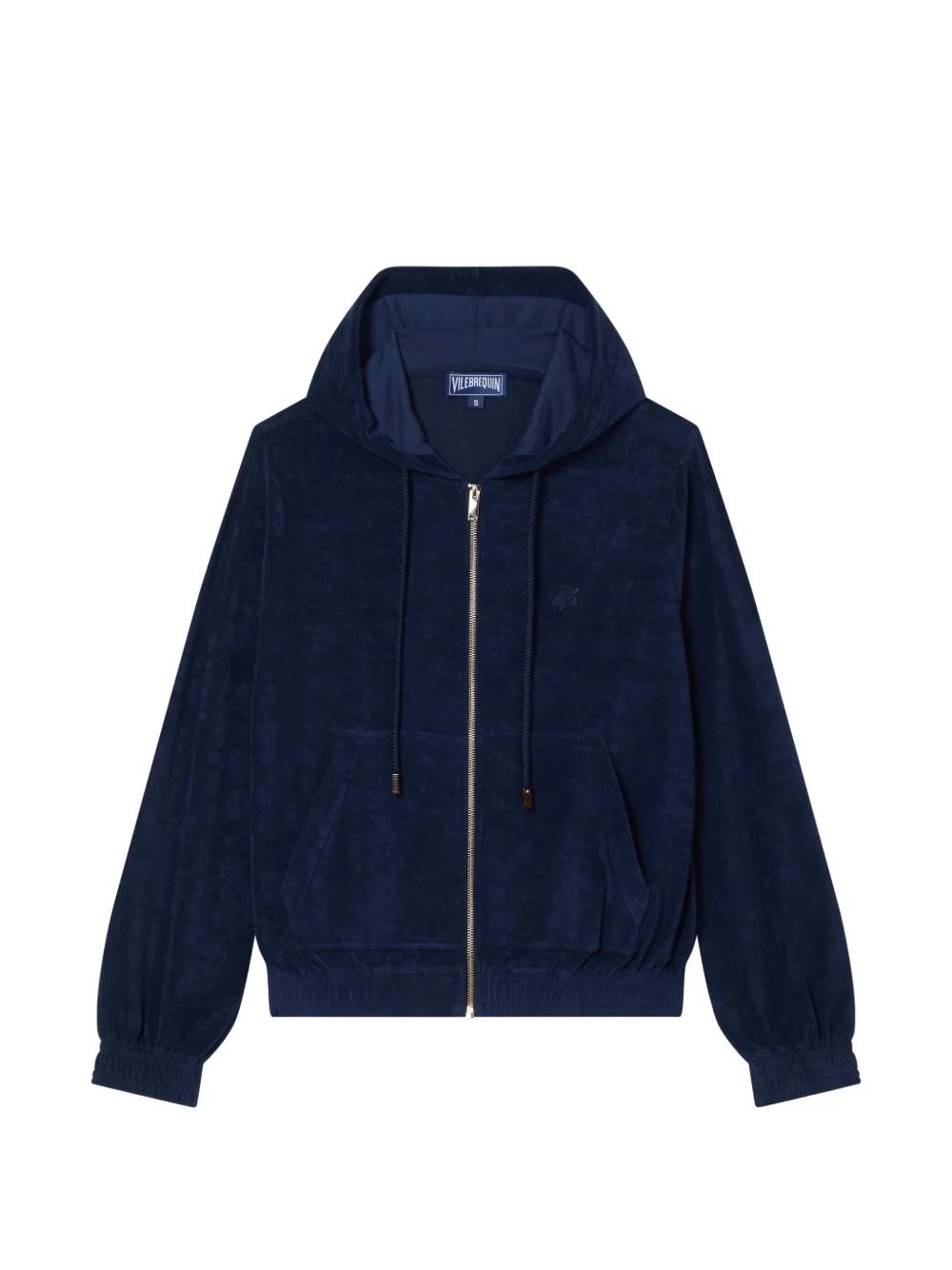 Terry zip-up hoodie - 1