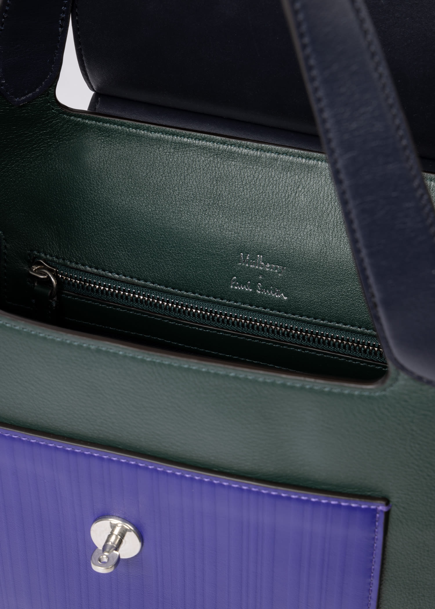 Mulberry x Paul Smith - Mulberry Green Antony Tote Bag - 9